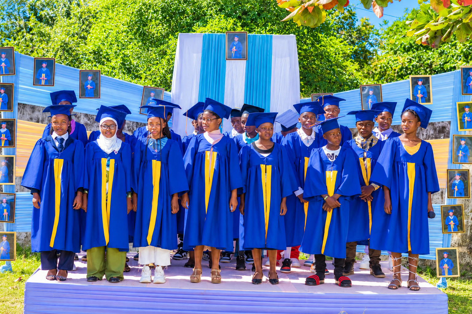 Graduating class together