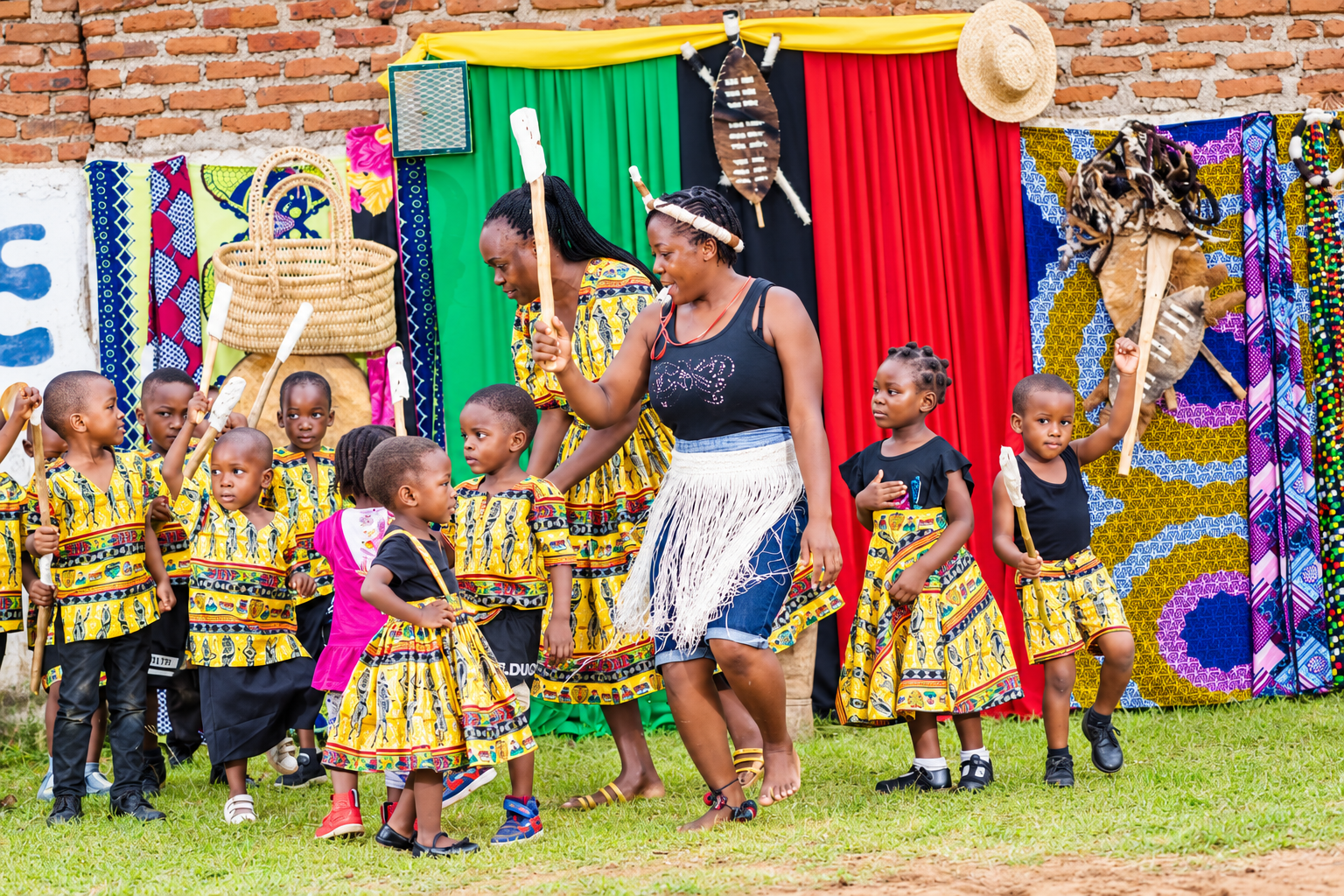 Favoured Kids learners and teachers at a cultural event