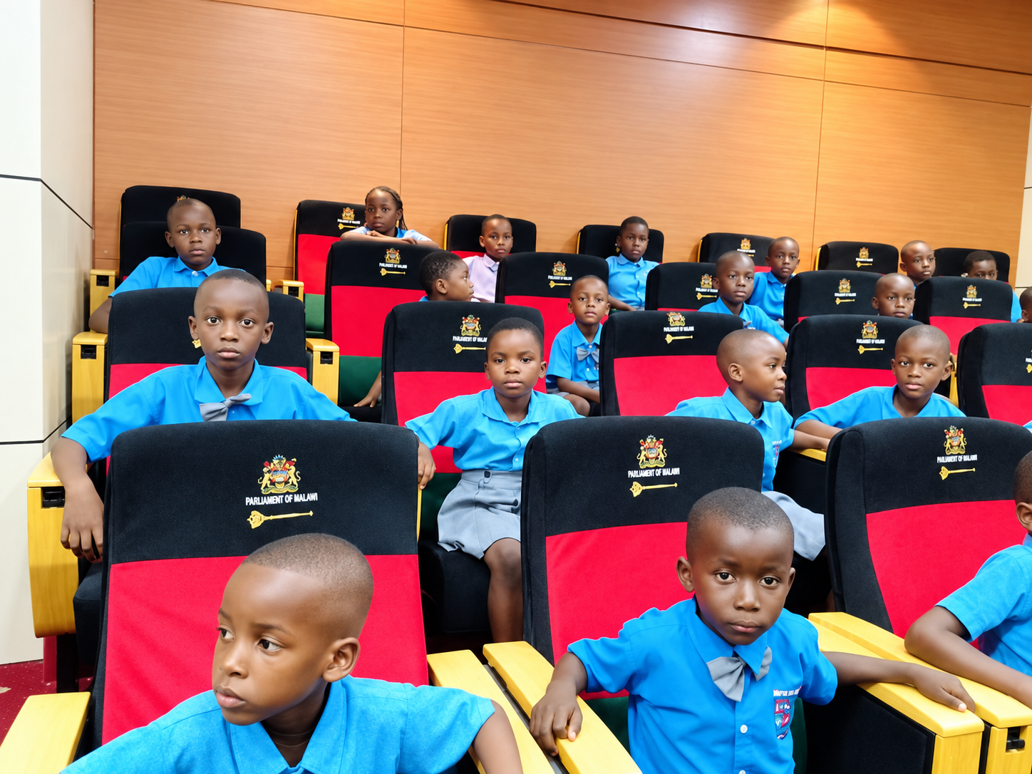 Learners visiting an auditorium